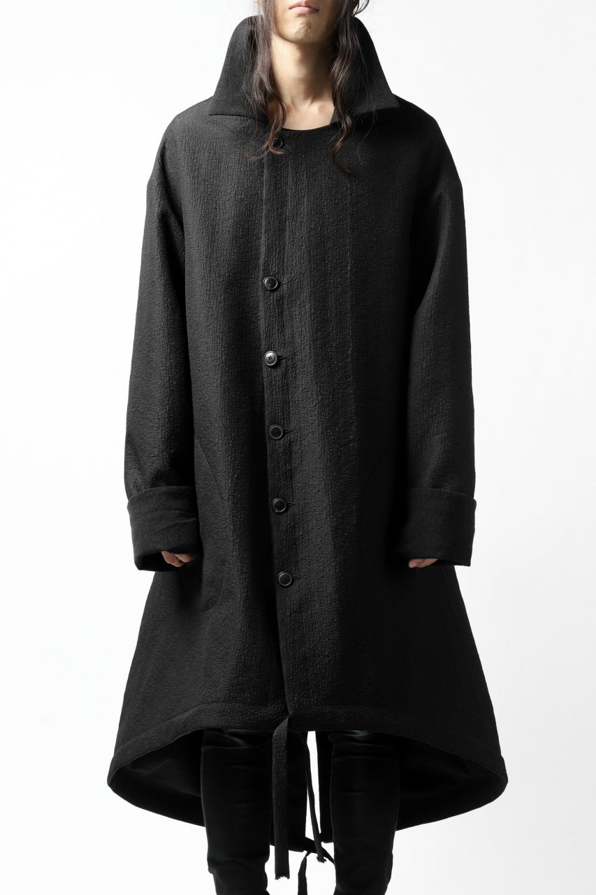 画像をギャラリービューアに読み込む, SOSNOVSKA REVERSIBLE UNINHIBITED RAIN COAT UREAN (BLACK)