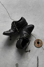 画像をギャラリービューアに読み込む, A DICIANNOVEVENTITRE A1923 DERBY SHOES 033N / HORSE FIORE OILED LEATHER (NERO)