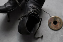 画像をギャラリービューアに読み込む, A DICIANNOVEVENTITRE A1923 DERBY SHOES 033N / HORSE FIORE OILED LEATHER (NERO)