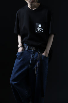 画像をギャラリービューアに読み込む, mastermind JAPAN POCKET DETAIL REGULARFIT T-SHIRT (BLACK)