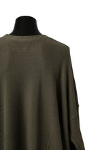 画像をギャラリービューアに読み込む, A.F ARTEFACT OVERSIZED KNIT PULLOVER TOP (KHAKI)
