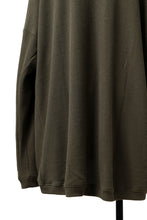 画像をギャラリービューアに読み込む, A.F ARTEFACT OVERSIZED KNIT PULLOVER TOP (KHAKI)