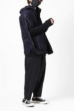 Load image into Gallery viewer, Y's BANG ON! No.117 REVERSIBLE COTTON DENIM & NYLON TWILL HOODED BLOUSON (NAVY) ※
