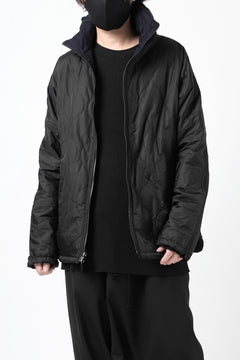 Load image into Gallery viewer, Y's BANG ON! No.117 REVERSIBLE COTTON DENIM & NYLON TWILL HOODED BLOUSON (NAVY) ※