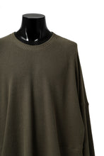 画像をギャラリービューアに読み込む, A.F ARTEFACT OVERSIZED KNIT PULLOVER TOP (KHAKI)