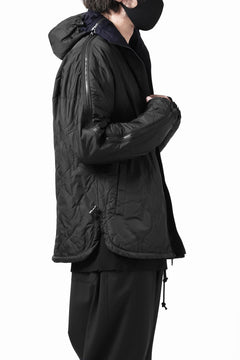 Load image into Gallery viewer, Y's BANG ON! No.117 REVERSIBLE COTTON DENIM & NYLON TWILL HOODED BLOUSON (NAVY) ※