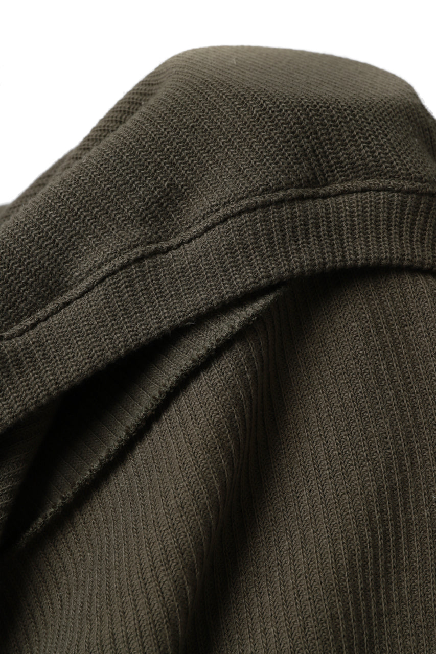 画像をギャラリービューアに読み込む, A.F ARTEFACT OVERSIZED KNIT PULLOVER TOP (KHAKI)