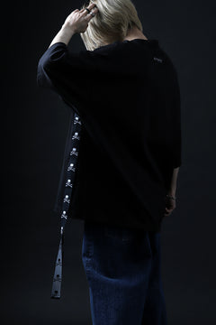 画像をギャラリービューアに読み込む, mastermind JAPAN TAPE DETAIL BOXYFIT T-SHIRT (BLACK)
