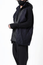 Load image into Gallery viewer, Y's BANG ON! No.117 REVERSIBLE COTTON DENIM & NYLON TWILL HOODED BLOUSON (NAVY) ※