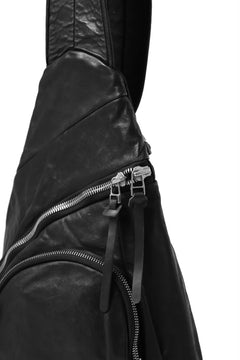 Load image into Gallery viewer, ISAMU KATAYAMA BACKLASH ONE SHOULDER BAG / Italy Shoulder Object Dyed (BLACK)