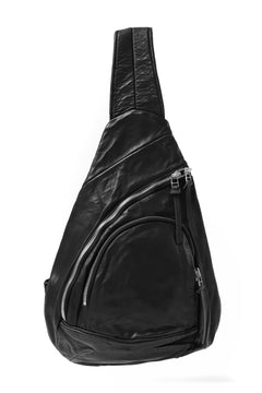 Load image into Gallery viewer, ISAMU KATAYAMA BACKLASH ONE SHOULDER BAG / Italy Shoulder Object Dyed (BLACK)
