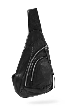 Load image into Gallery viewer, ISAMU KATAYAMA BACKLASH ONE SHOULDER BAG / Italy Shoulder Object Dyed (BLACK)