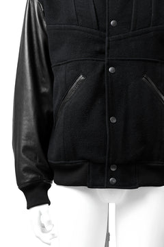 画像をギャラリービューアに読み込む, CHANGES VINTAGE REMAKE VARSITY JACKET (MULTI BLACK #A)