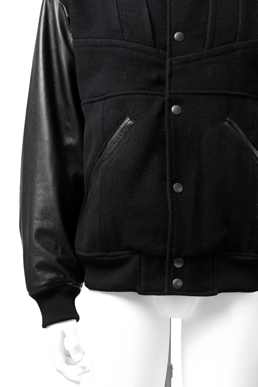 画像をギャラリービューアに読み込む, CHANGES VINTAGE REMAKE VARSITY JACKET (MULTI BLACK #A)
