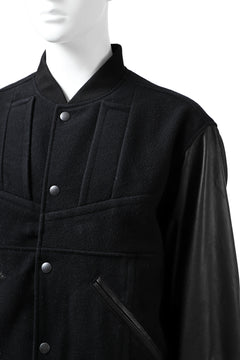 画像をギャラリービューアに読み込む, CHANGES VINTAGE REMAKE VARSITY JACKET (MULTI BLACK #A)