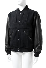 画像をギャラリービューアに読み込む, CHANGES VINTAGE REMAKE VARSITY JACKET (MULTI BLACK #A)