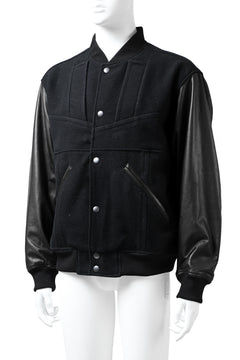 画像をギャラリービューアに読み込む, CHANGES VINTAGE REMAKE VARSITY JACKET (MULTI BLACK #A)