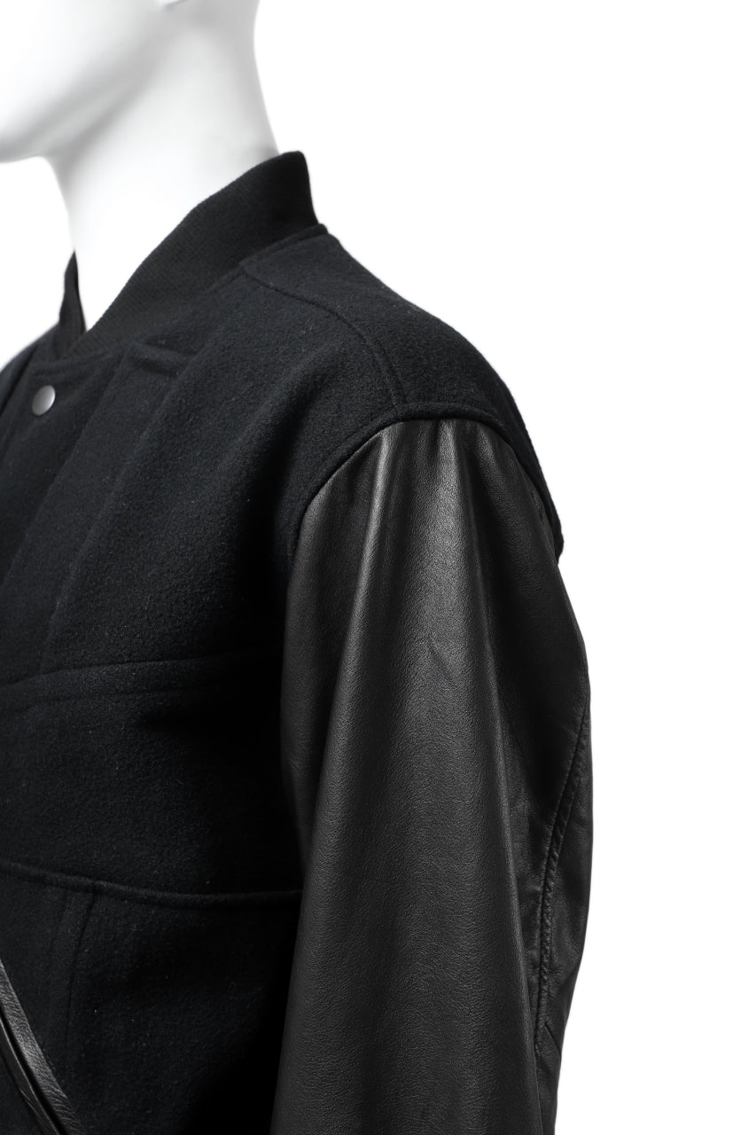 画像をギャラリービューアに読み込む, CHANGES VINTAGE REMAKE VARSITY JACKET (MULTI BLACK #A)