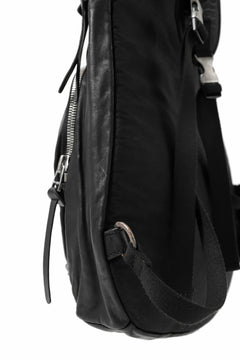 Load image into Gallery viewer, ISAMU KATAYAMA BACKLASH ONE SHOULDER BAG / Italy Shoulder Object Dyed (BLACK)