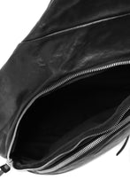 Load image into Gallery viewer, ISAMU KATAYAMA BACKLASH ONE SHOULDER BAG / Italy Shoulder Object Dyed (BLACK)