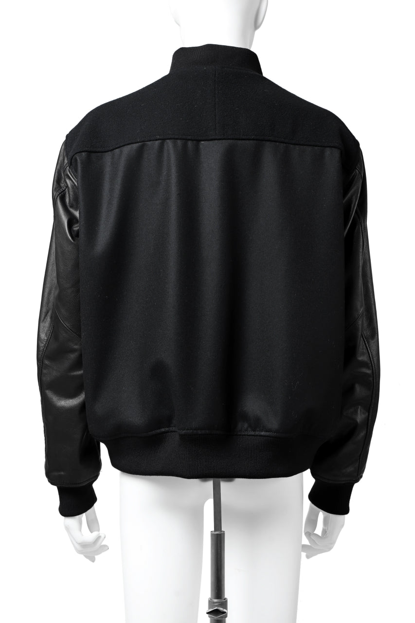 画像をギャラリービューアに読み込む, CHANGES VINTAGE REMAKE VARSITY JACKET (MULTI BLACK #A)