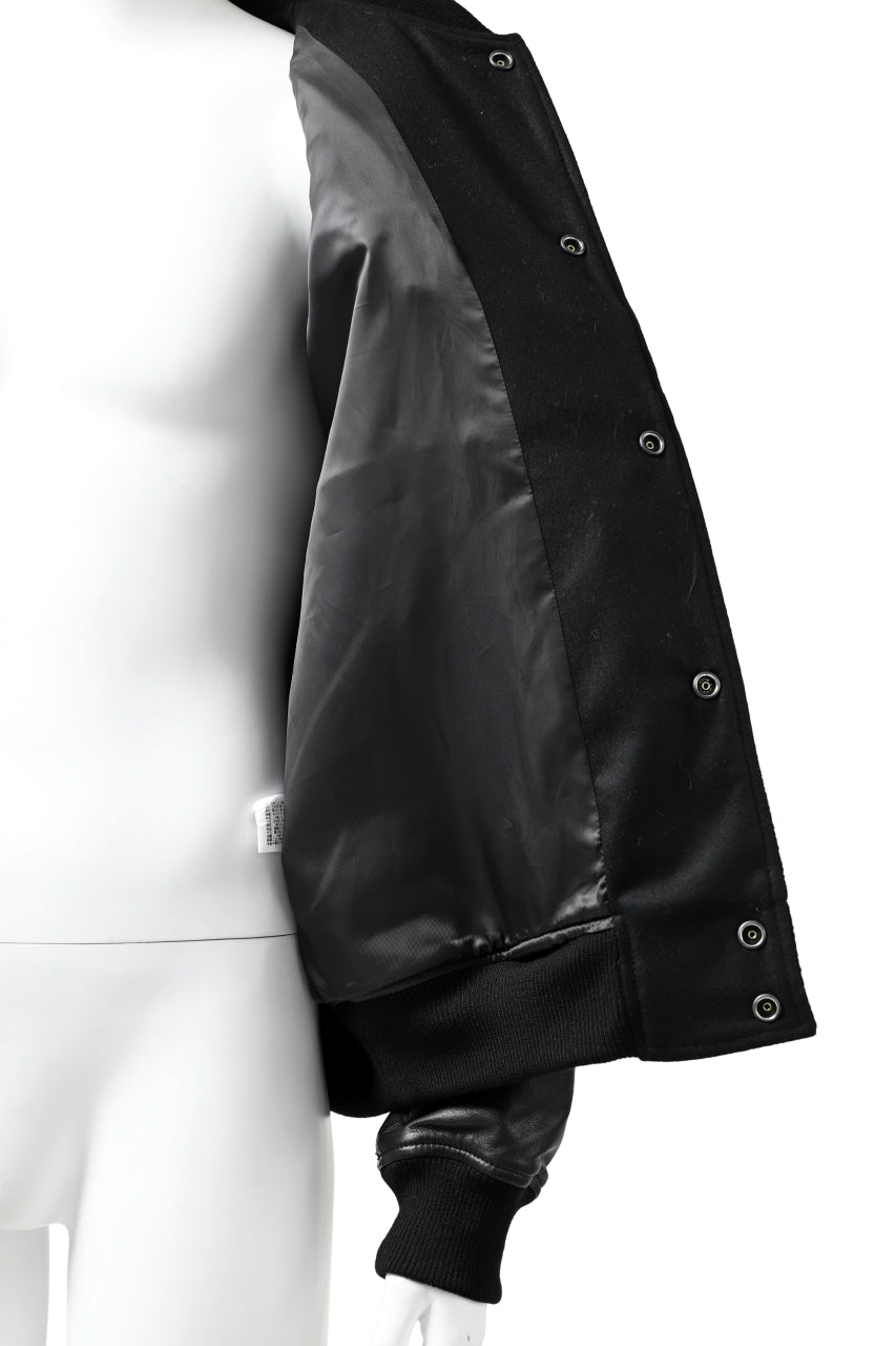 画像をギャラリービューアに読み込む, CHANGES VINTAGE REMAKE VARSITY JACKET (MULTI BLACK #A)