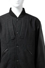 画像をギャラリービューアに読み込む, CHANGES VINTAGE REMAKE VARSITY JACKET (MULTI BLACK #B)