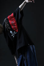画像をギャラリービューアに読み込む, mastermind JAPAN RANDOM PATCH BOXYFIT T-SHIRT (BLACK)