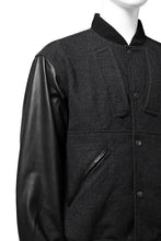 画像をギャラリービューアに読み込む, CHANGES VINTAGE REMAKE VARSITY JACKET (MULTI BLACK #B)