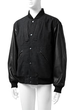 画像をギャラリービューアに読み込む, CHANGES VINTAGE REMAKE VARSITY JACKET (MULTI BLACK #B)