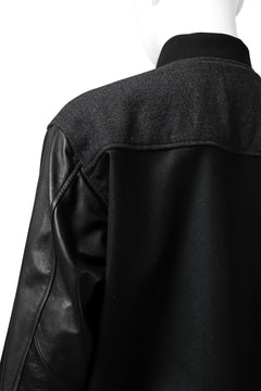 画像をギャラリービューアに読み込む, CHANGES VINTAGE REMAKE VARSITY JACKET (MULTI BLACK #B)