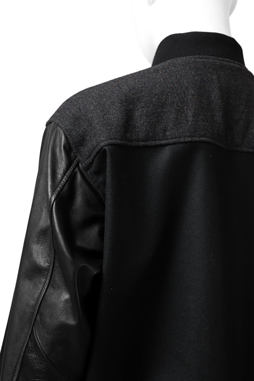 画像をギャラリービューアに読み込む, CHANGES VINTAGE REMAKE VARSITY JACKET (MULTI BLACK #B)