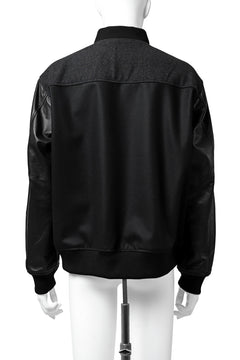 画像をギャラリービューアに読み込む, CHANGES VINTAGE REMAKE VARSITY JACKET (MULTI BLACK #B)