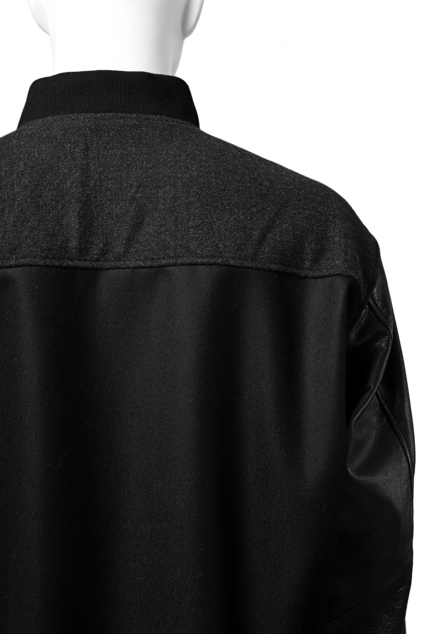 画像をギャラリービューアに読み込む, CHANGES VINTAGE REMAKE VARSITY JACKET (MULTI BLACK #B)