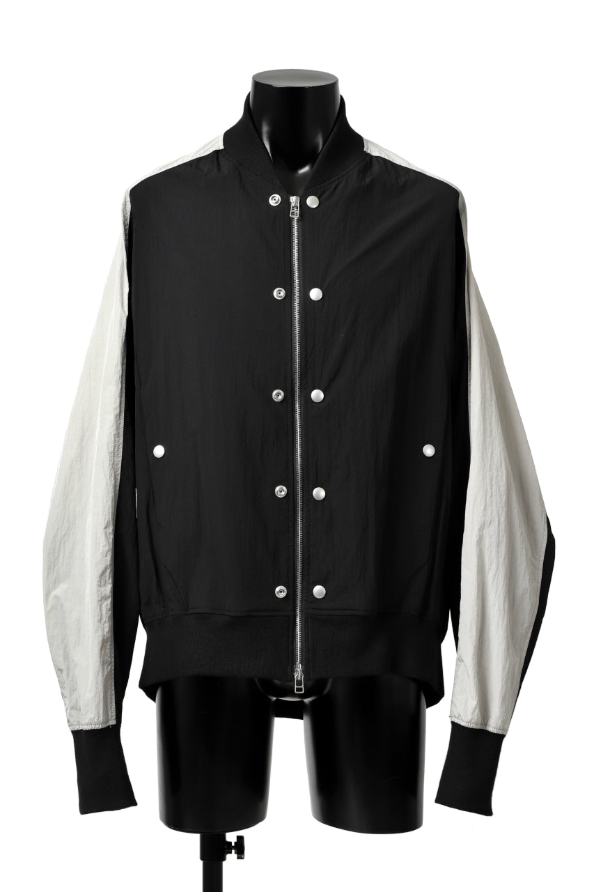 画像をギャラリービューアに読み込む, A.F ARTEFACT LIGHTWEIGHT BOMBER-JACKET (BLACK x L.GREY)