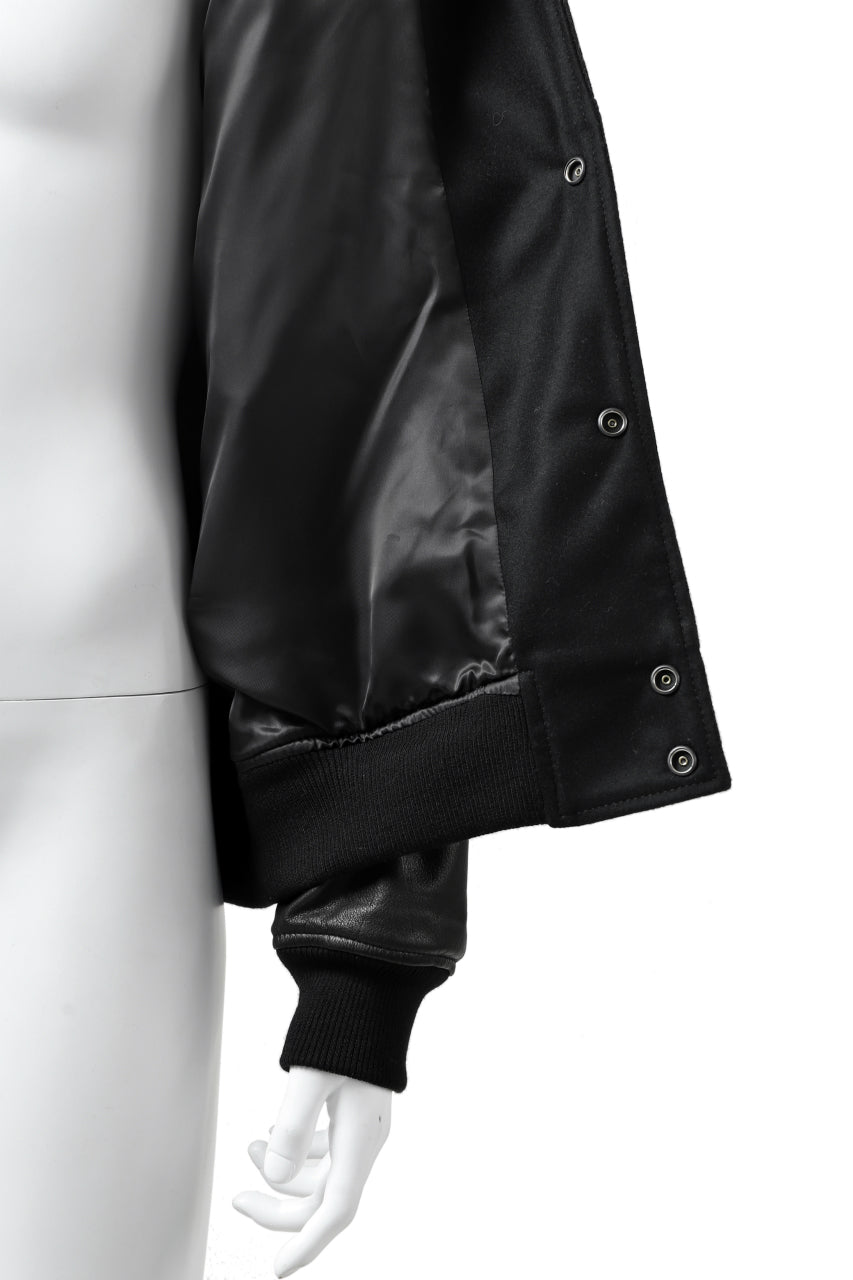 画像をギャラリービューアに読み込む, CHANGES VINTAGE REMAKE VARSITY JACKET (MULTI BLACK #B)