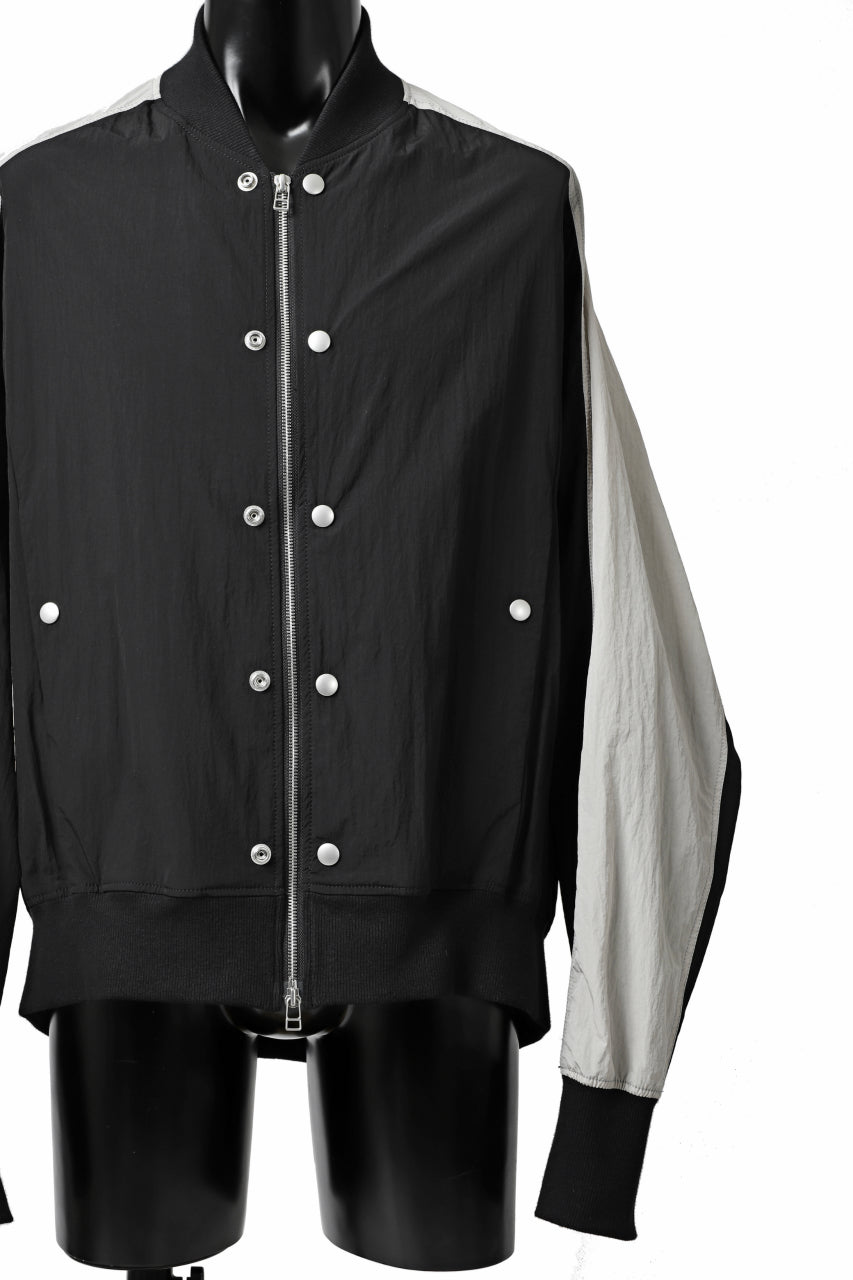 画像をギャラリービューアに読み込む, A.F ARTEFACT LIGHTWEIGHT BOMBER-JACKET (BLACK x L.GREY)