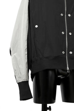 画像をギャラリービューアに読み込む, A.F ARTEFACT LIGHTWEIGHT BOMBER-JACKET (BLACK x L.GREY)