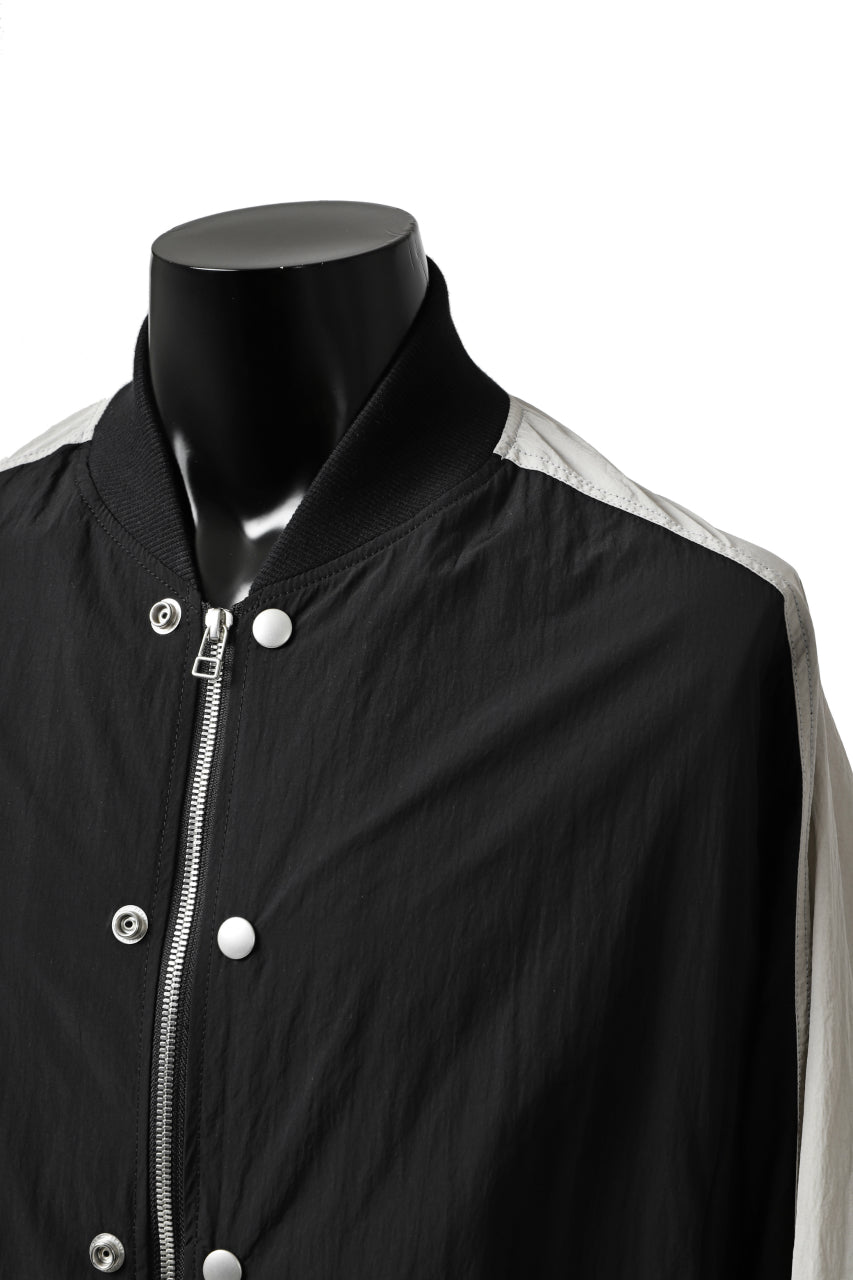 画像をギャラリービューアに読み込む, A.F ARTEFACT LIGHTWEIGHT BOMBER-JACKET (BLACK x L.GREY)