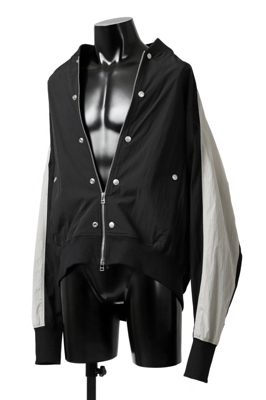 画像をギャラリービューアに読み込む, A.F ARTEFACT LIGHTWEIGHT BOMBER-JACKET (BLACK x L.GREY)