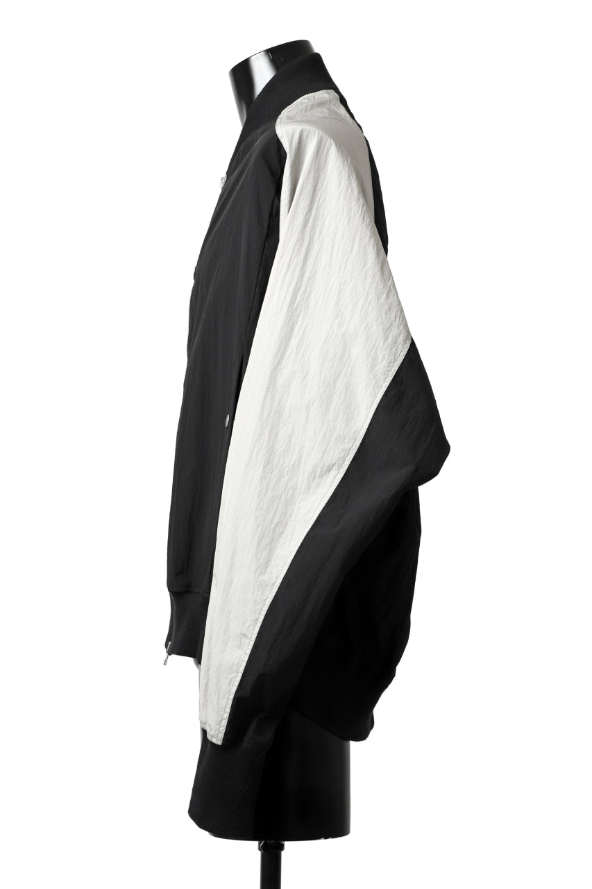 画像をギャラリービューアに読み込む, A.F ARTEFACT LIGHTWEIGHT BOMBER-JACKET (BLACK x L.GREY)