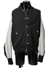 画像をギャラリービューアに読み込む, A.F ARTEFACT LIGHTWEIGHT BOMBER-JACKET (BLACK x L.GREY)