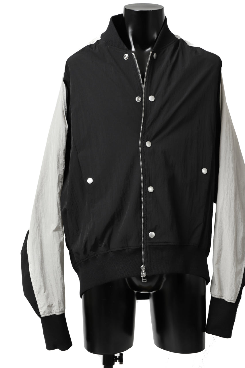 画像をギャラリービューアに読み込む, A.F ARTEFACT LIGHTWEIGHT BOMBER-JACKET (BLACK x L.GREY)