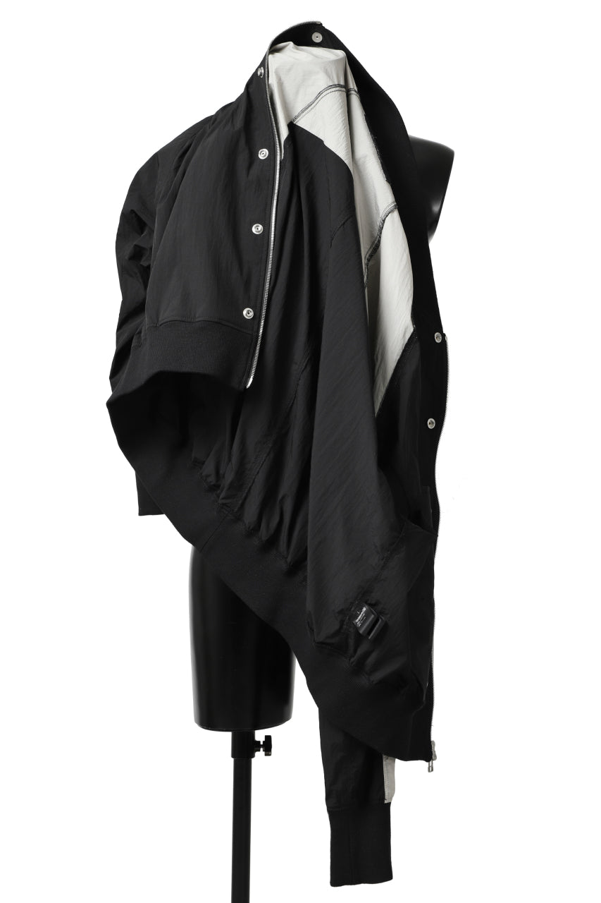 画像をギャラリービューアに読み込む, A.F ARTEFACT LIGHTWEIGHT BOMBER-JACKET (BLACK x L.GREY)