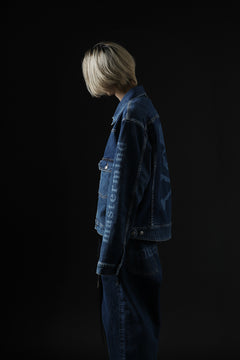 画像をギャラリービューアに読み込む, mastermind JAPAN TYPE-1st TRUCKER JACKET / 2WAY STRETCH DENIM (INDIGO)