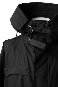 画像をギャラリービューアに読み込む, KLASICA WATER FALL MODS COAT / Ventile® UK L24 (BLACK)