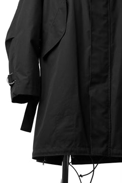 画像をギャラリービューアに読み込む, KLASICA WATER FALL MODS COAT / Ventile® UK L24 (BLACK)