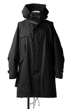 画像をギャラリービューアに読み込む, KLASICA WATER FALL MODS COAT / Ventile® UK L24 (BLACK)