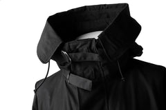 画像をギャラリービューアに読み込む, KLASICA WATER FALL MODS COAT / Ventile® UK L24 (BLACK)