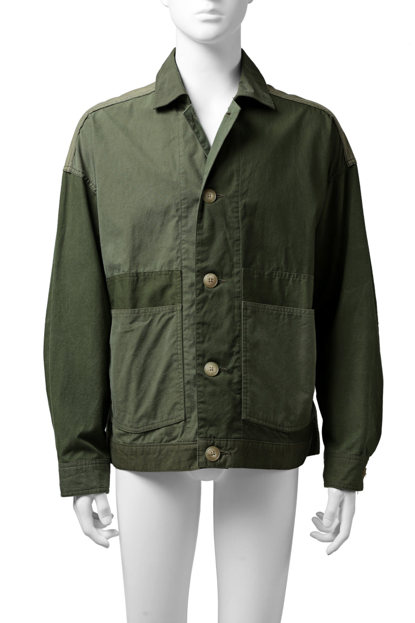 画像をギャラリービューアに読み込む, CHANGES VINTAGE REMAKE COVER ALL JACKET / US ARMY SCHLAFCOVER (KHAKI)